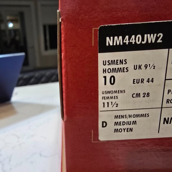 New Balance Numeric 440 V2 NM440JW2 Pale Pink White Suede Skate Shoes Mens 10 - Picture 11 of 14